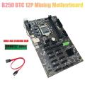 B250 Btc Mining Motherboard+ddr4 4gb 2666mhz Ram for Btc Miner Mining