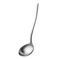 Stainless Steel Roundhead Dessert Spoon Long Handle Spoon Soup Matte