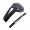 Carbon Fiber Car Gear Shift Knob Control Panel Cover for Mazda Cx-5