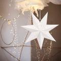 Hanging Paper 7 Pointed Star Lantern, Christmas Hanging Decorations