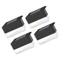 4pcs Solar Deck Lights Outdoor Led Step Lights with 2 Lighting Modes