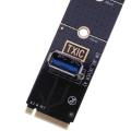 M.2 Ngff to Usb 3.0 Pcie Card M2 Slot Extender Adapter for Btc Mining