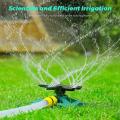 Lawn Sprinklers,5-in-1 Lawn Sprinkler 360-degree Rotation, 5 Arms, A