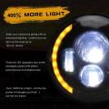 2x 7 Inch Led Headlights for Jeep Wrangler Jk Tj Cj Lj