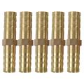 5pcs 8mm Inner Dia Air Gas Straight Hose Pipe Barb Coupler