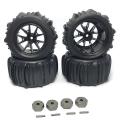 4pcs 84mm Snow Sand Tire Tyre Wheel for Wltoys Rc Car Upgrade Parts