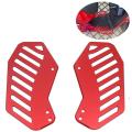 Motorcycle Scooter Electric Bicycle Front Footrest Step Footboard Red