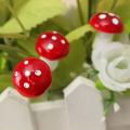 10pcs Miniature Toadstool Dot Mushrooms Party Garden Ornament