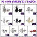 330pcs Diy Personal Computer Assemble Case Screw Bolt Assortment Kit