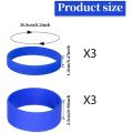 6 Pcs Silicone Bands for Sublimation Tumbler, Diy Skinny Straight A