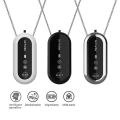 Hanging Neck Mini Negative Ion 36h-50h Necklace Air Purifier Silver