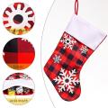 Christmas Stockings - Perfectly Plaid Rustic Stocking - 4 Pcs