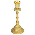 Metal Candle Holder Stand Candelabra Taper Golden Candlestick B