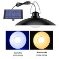 Solar Light Portable Camping Lamp Outdoor Double Head Warm White 20w