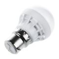 2x B22 Energy Save Led Bulb 220v 3w Cool White New Imitate Ceramic