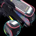 Bicycle Bag Frame Front Tube Cycling Bag Phone Case Holder 6.9 Inch