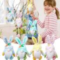 Easter Gnomes Bunny Dwarf Faceless Doll Plush Home Ornaments,a