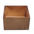 Coffee Knock Box Stainless Steel Wood Coffee Grounds Container Box