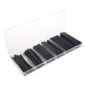 53pcs Heat Shrink Black Adhesive Glue Lined Tubing 3:1 Heatshrink.