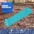 Inflatable Compact Camping Mat for Backpacking Hiking Traveling Gray
