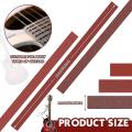 30 Pcs Guitar Fret Leveling Replacement Sandpaper Guitar Tools-red