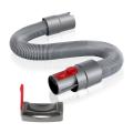 Trigger Lock and Flexible Extension Hose Compatible for Dyson V7 Gray