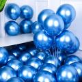100pcs Blue Thickened Balloons Set, for Decoration Party Birthday