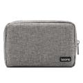 Boona Portable Travel Storage Bag for Laptop Power Adapter Gray