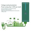 2pcs Air Purifier for Home Cleaner Mini Air Ionizer,green Eu Plug