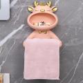 Storage Figurines Toilet Animal Tissue Holder Home Decoration (pink)