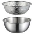 Vegetable Sink Household Leaky Water Basket 304 Stainless Steel
