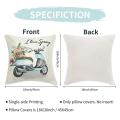 Spring Pillow Covers Set Of 4 Farmhouse Decorative Pillow Covers