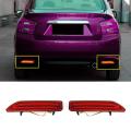 Car Rear Bumper Light Guide Strip with Driving Brake Dual Function