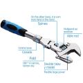 10 Inch 5in1 Ratchet 180 Degrees Adjustable Wrench