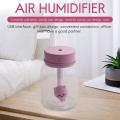 Humidifier Mini Usb Small Household Sprayer Luminous Cup Pink