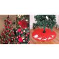 1 Pcs Christmas Tree Skirt Carpet for Xmas Holiday Decoration