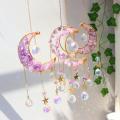Crystal Pendant Hanging Windchimes Pendant for Outdoor Garden -a
