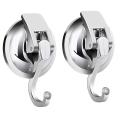 Vacuum Suction Cup Hooks (2 Pack) for Kitchen Bathroom Organization