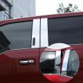 4pcs Car Window Pillar Cover for 15-19 Ford F-150 Super/supercrew Cab