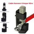 Hammer Lug Crimper Tool for 8 Awg - 0000 Awg Battery and Welding