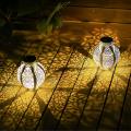 2 Pack Solar Lanterns Decorations for Patio Solar Lanterns Outdoor