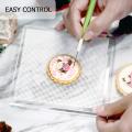 Acrylic Square Cookie Decorating Turntable for Royal Icing(5.9in)