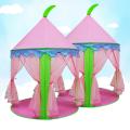 Children's Net Yarn Tent Folding Indoor Ball Pool Pink