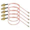 5 Pcs Sma Connector Cable Female to Ufl/u.fl/ipx/ipex Pigtail Cable