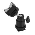 Lcd Monitor Adapter Hot Shoe Cold Shoe Base with 1/4 Inch Female Hole
