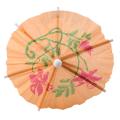 144pcs Color Flower Paper Small Umbrella Sign Fruit Sign