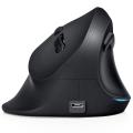 Vertical Wireless Mouse,rechargeable Optical Silent Ergonomic Mouse