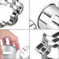 Cookie Cutters Set, 30 Pcs Stainless Steel Biscuit Cutters Donut