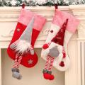 Stockings, Xmas Stockings Decorations, Santa Claus Gift Candy Bag