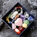 Crystal Stone Box Set Holiday Gift Gemstone Chakras Mineral Present